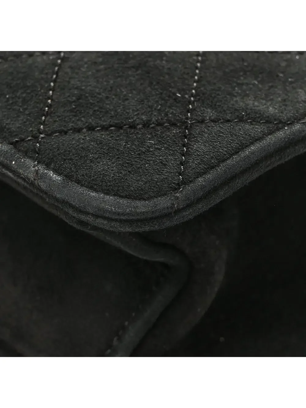 Chanel Suede Quilted Medium Single Flap #295679C22B